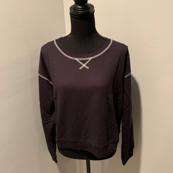 Sundown by Splendid Jada Pullover Black XL NWT - Picture 2 of 6